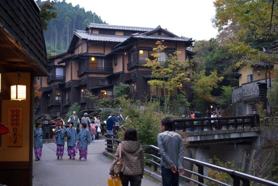 黒川温泉の街歩き