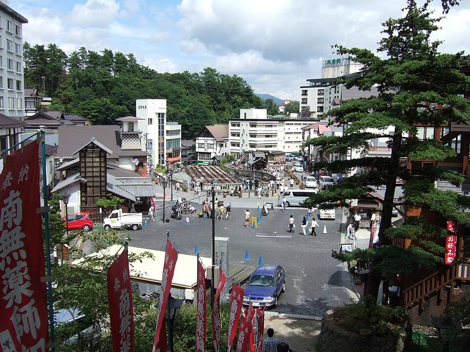 草津温泉の街歩き