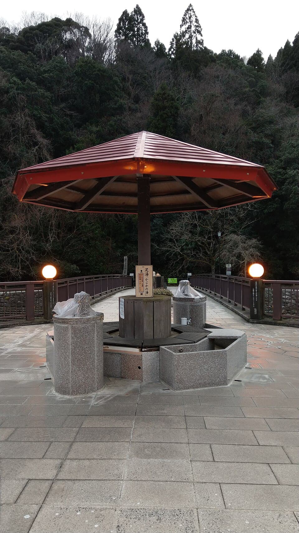 三朝温泉の街歩き