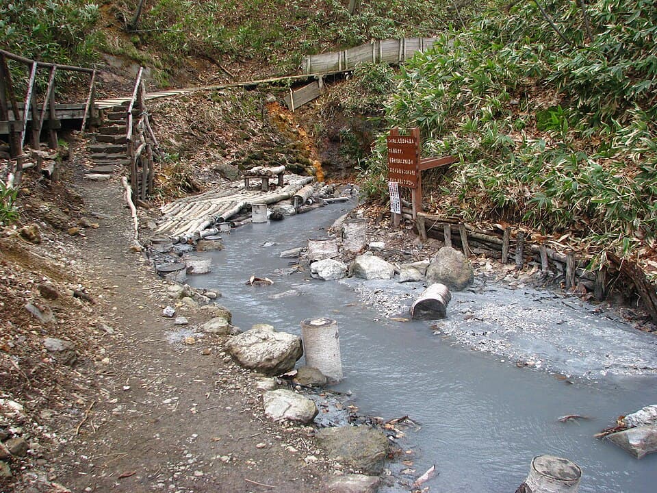登別温泉の街歩き