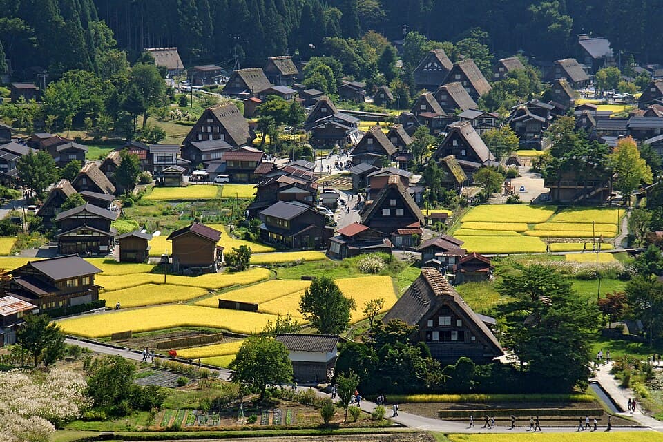 白川郷の街歩き
