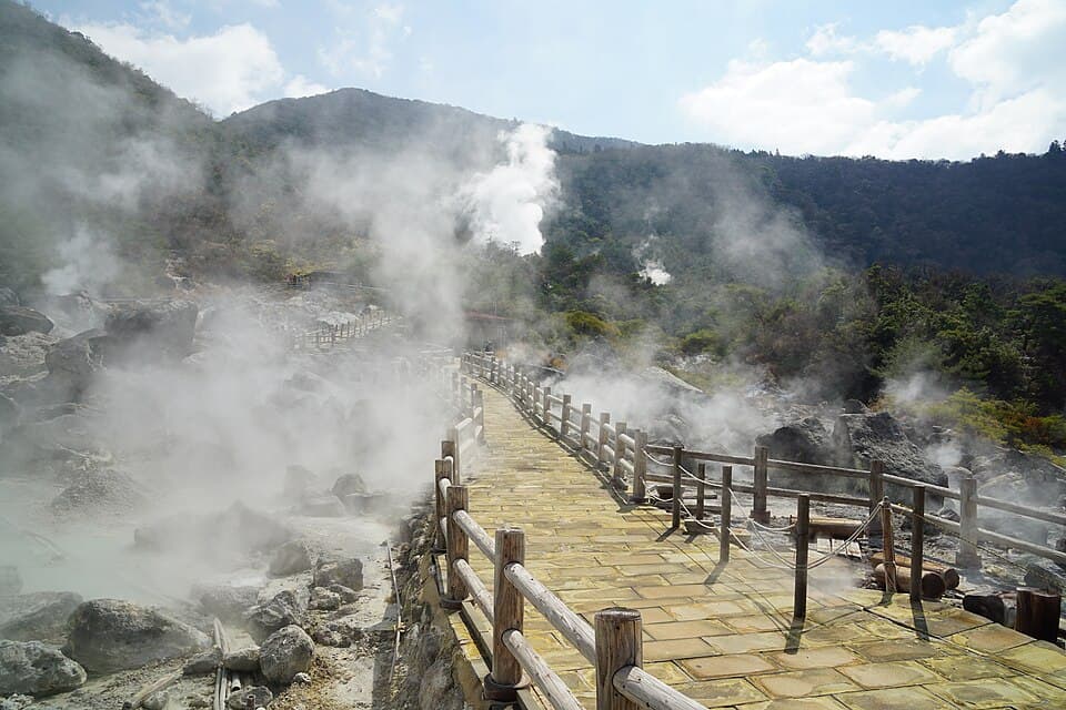 雲仙温泉の街歩き